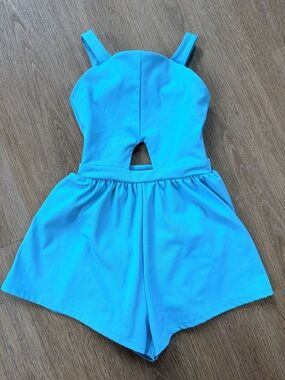 Girls' Tiger Friday Turquoise Romper